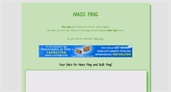 Desktop Screenshot of masspingtool.com